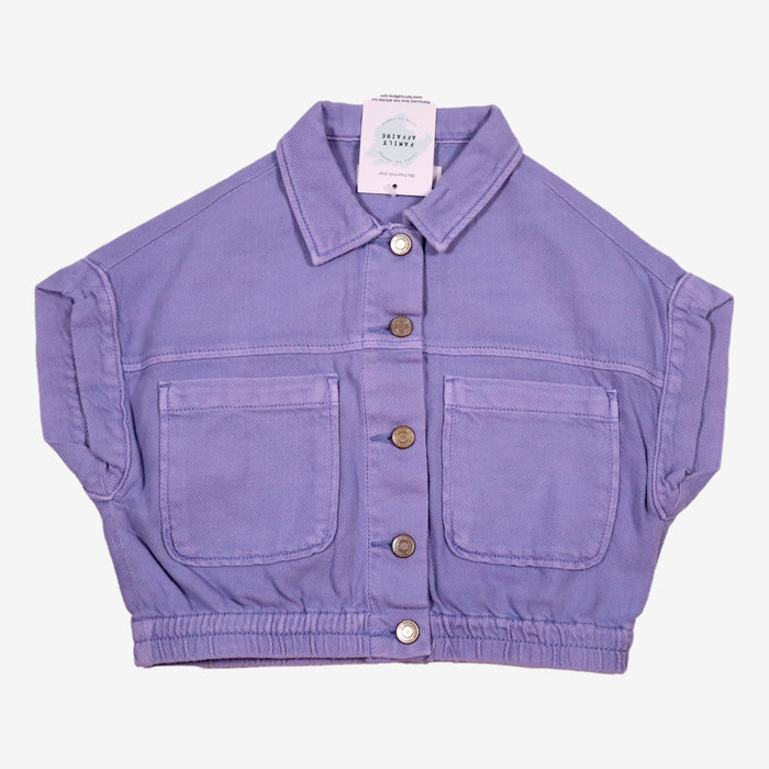 ZARA 6 ans veste en jean violette