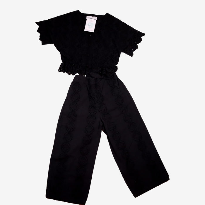 ZARA 6 ans ensemble noir ajouré