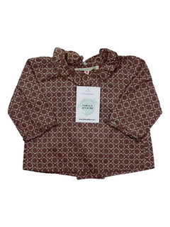 BONPOINT Blouse 3 mois Blouse marron motifs