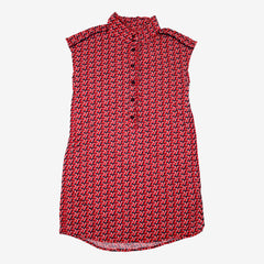 ZADIG ET VOLTAIRE 10 ans robe rouge et marine