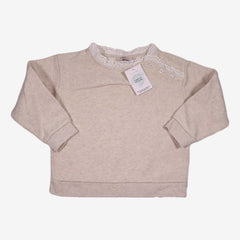 CYRILLUS 8 ans sweat beige