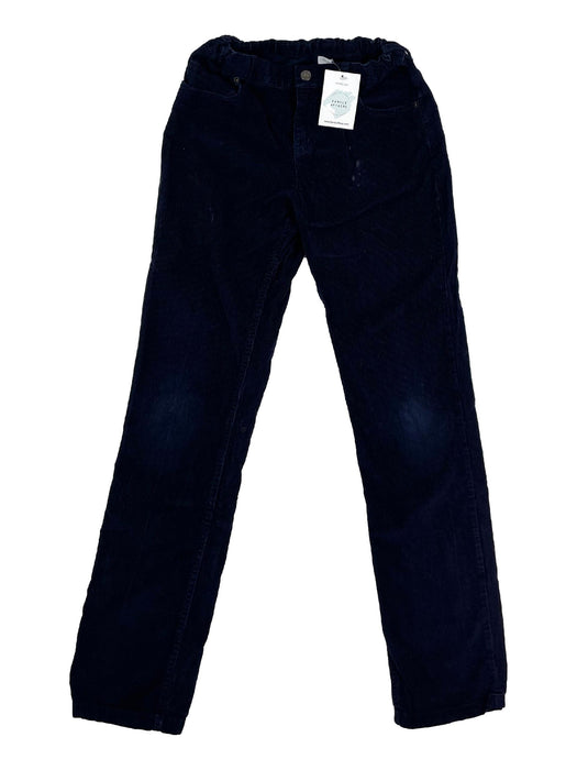 PETIT BATEAU 12 ans pantalon velours bleu marine