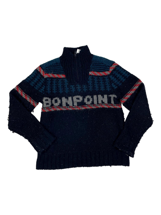 BONPOINT 8 ans pull col cheminée en maille laine