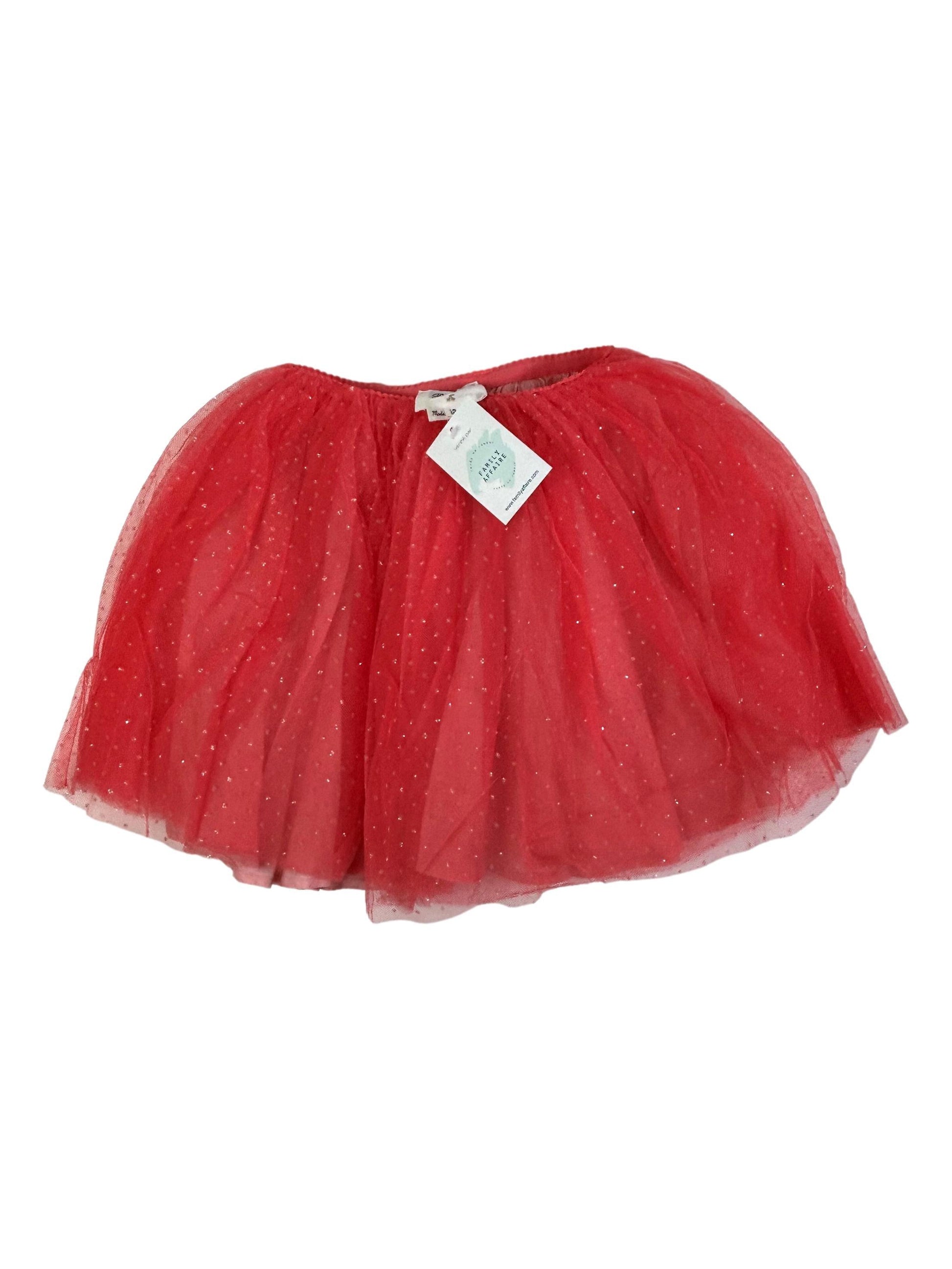 jupe en tulle rose bonpoint pas cher