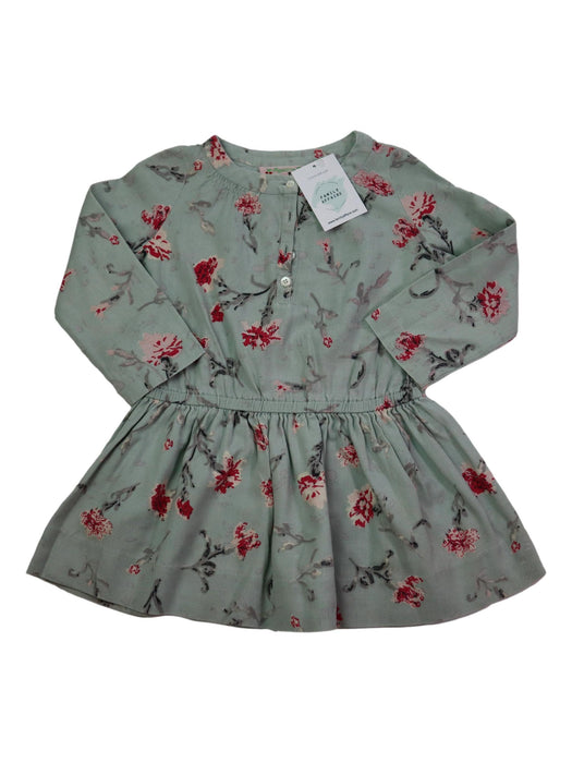 BONPOINT 4 ans Robe bleu fleurie