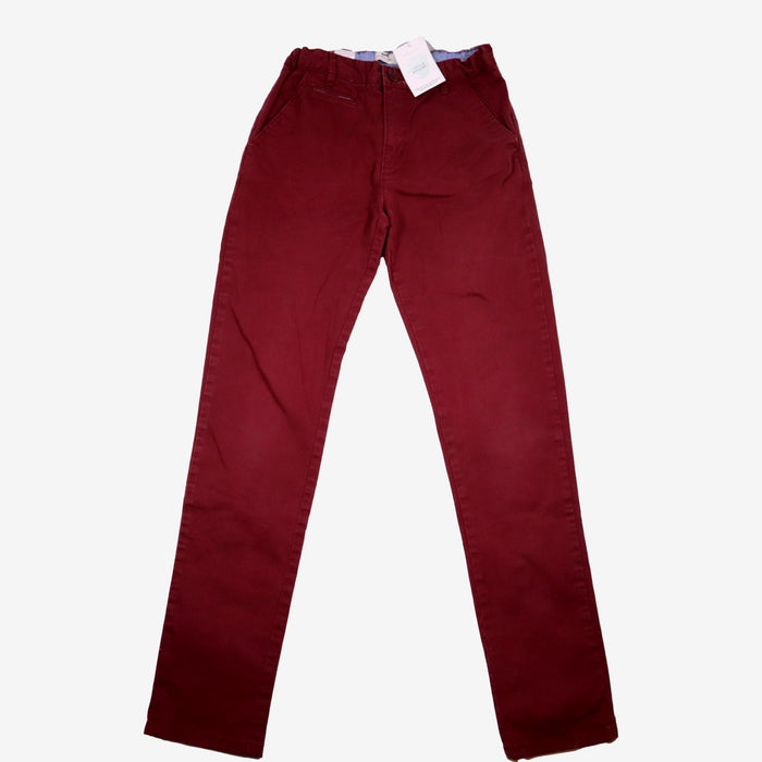 CYRILLUS 14 ans pantalon chino bordeaux