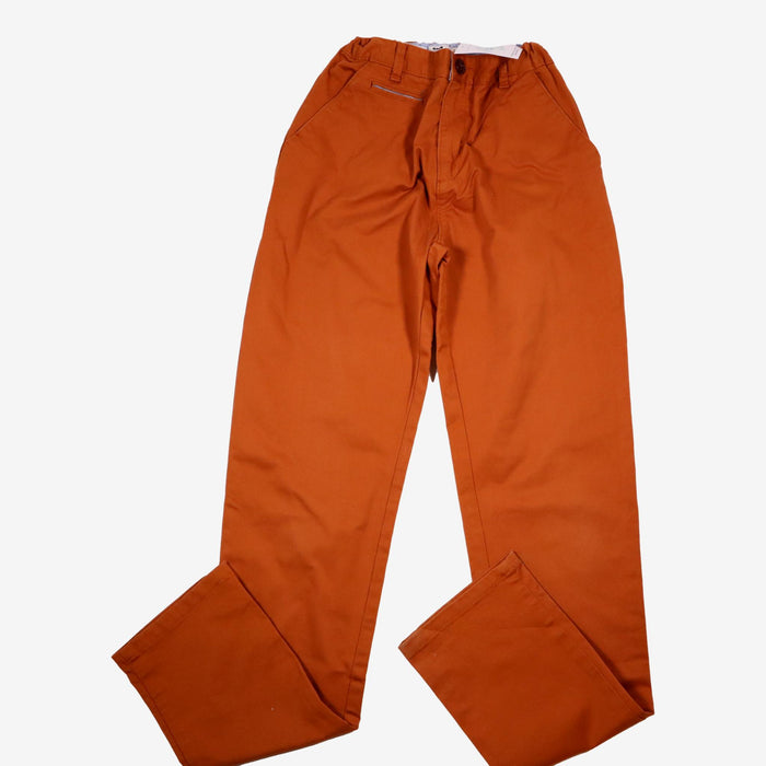 CYRILLUS 16 ans pantalon chino couleur orange brulée