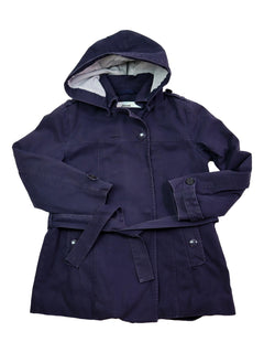 JACADI 12 ans Manteau bleu capuche