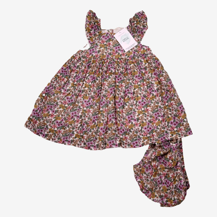 MONOPRIX 9 mois robe et bloomer liberty