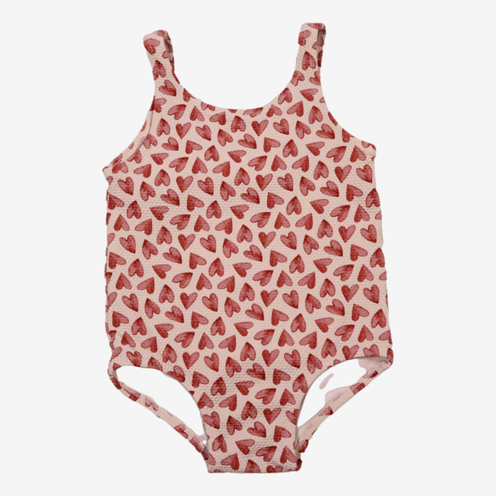 H&M 12 mois maillot de bain une pièce cœurs