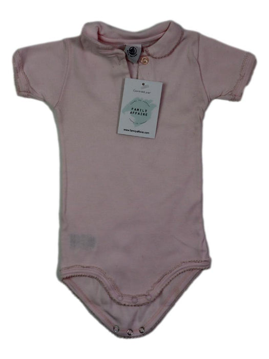 PETIT BATEAU 6 mois Body rose clair