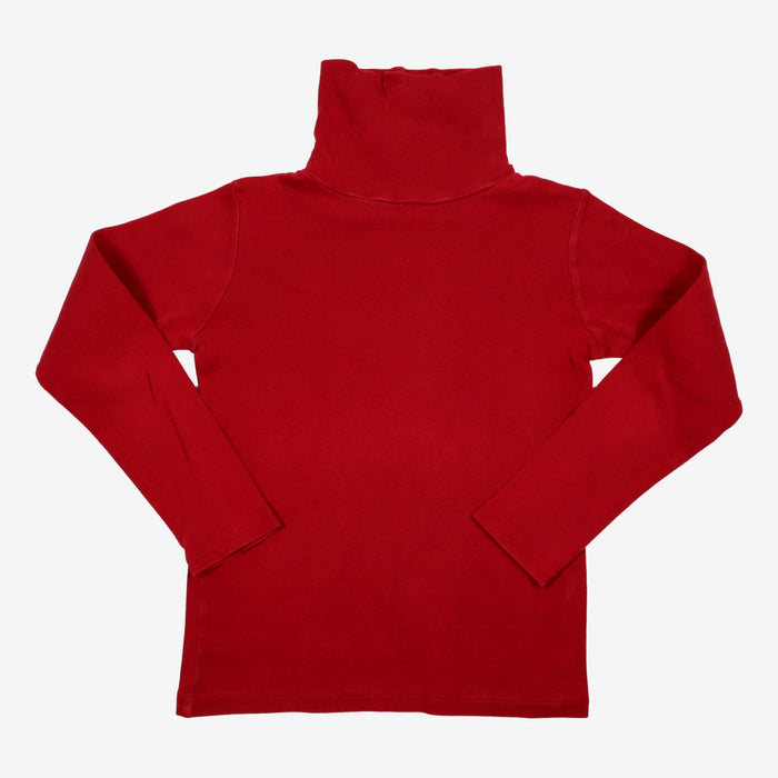 PETIT BATEAU 8 ans col roulé rouge