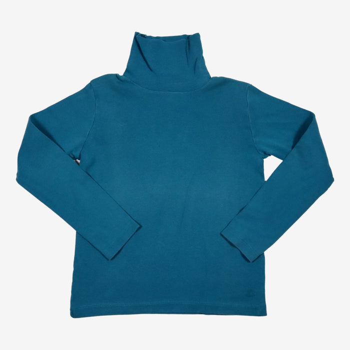 PETIT BATEAU 8 ans col roulé bleu