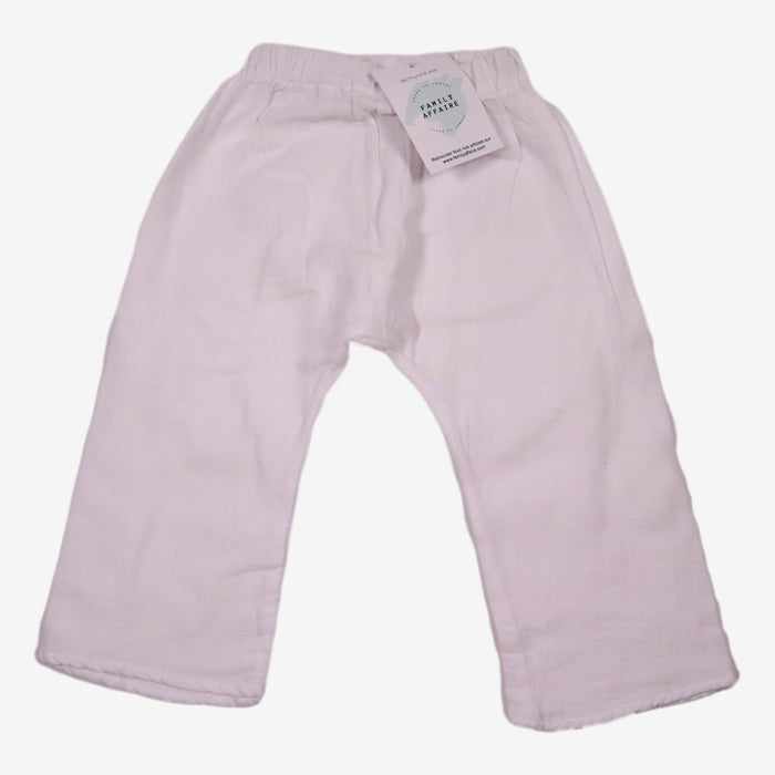 PEQUENO TOCON 12 mois pantalon blanc coton