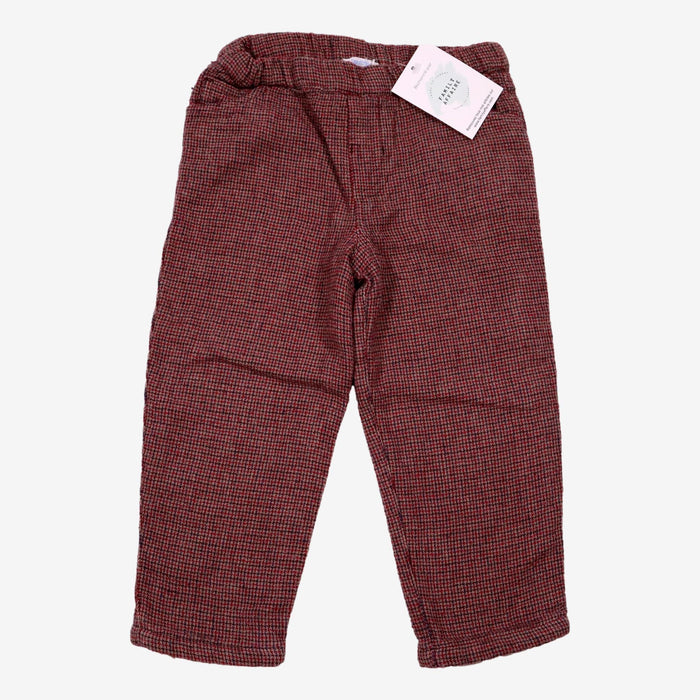 BOUT'CHOU 2 ans pantalon petit carreaux tricolore