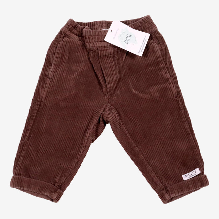 DONSJE 9 mois pantalon marron velours