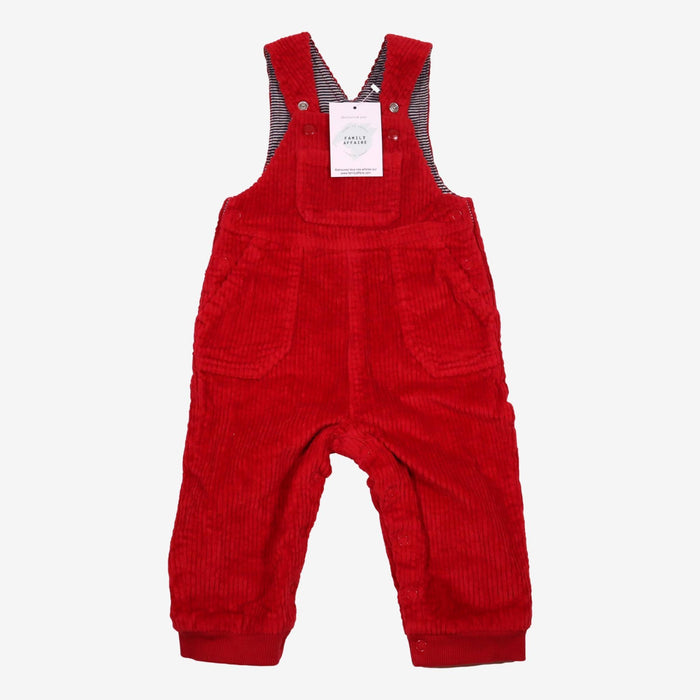 PETIT BATEAU 12 mois salopette rouge velours