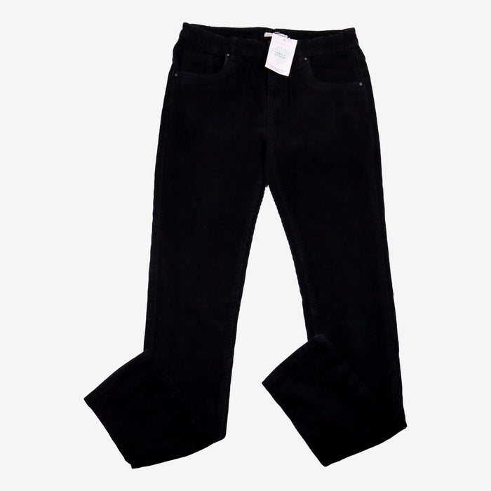 MONOPRIX 14 ans pantalon velours bleu marine