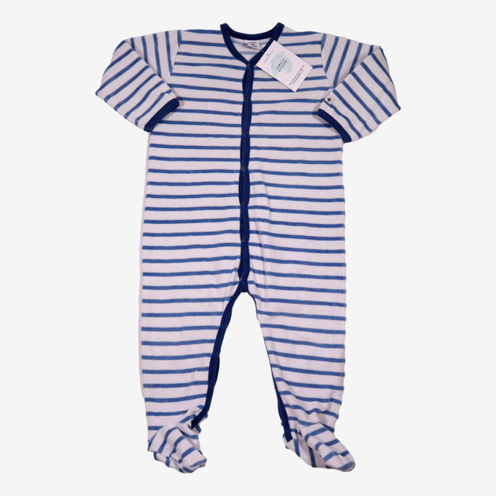 PETIT BATEAU 18 mois pyjama marinière bleu