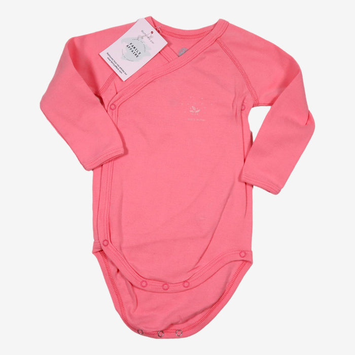 PETIT BATEAU 12 mois body rose