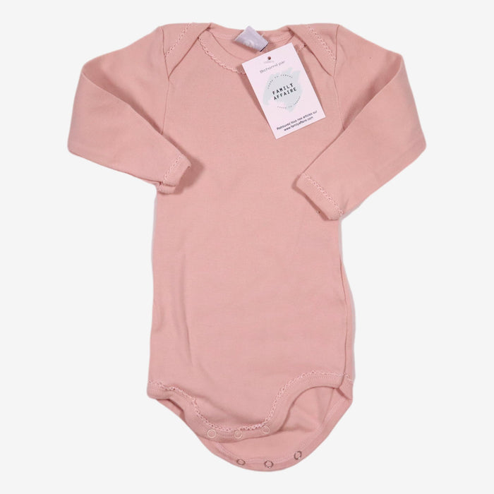 PETIT BATEAU 12 mois body rose claire