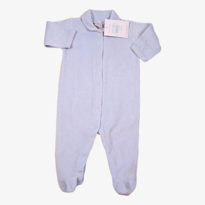 ZARA 6 mois pyjama polaire bleu ciel