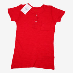 BONTON 8 ans t-shirt rouge