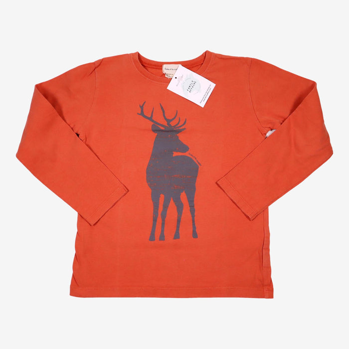 ARSENE ET LES PIPELETTES 6 ans t-shirt orange cerf