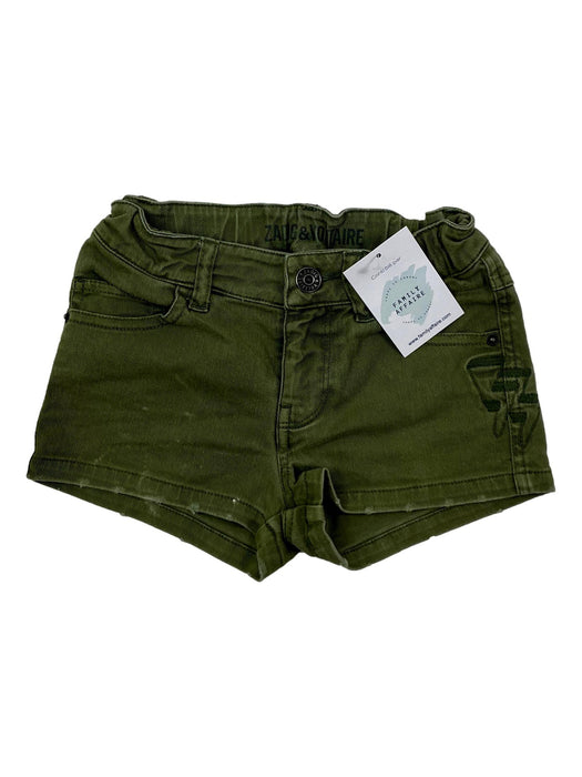 ZADIG & VOLTAIRE 6 ans short jean vert kaki