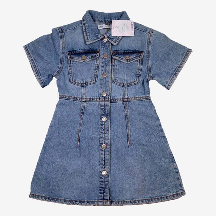 ZARA 6 ans robe jean bleu