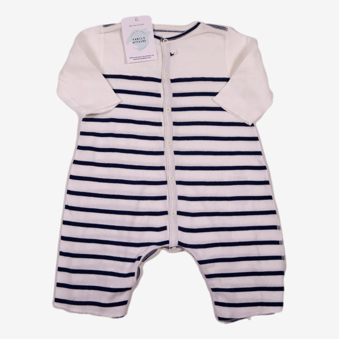 PETIT BATEAU 3 mois combinaison marinière