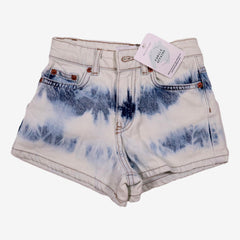 ZARA 6 ans short tie and dye bleu et blanc