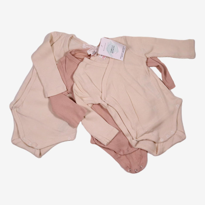 ZARA 9 mois lot de 3 body nude