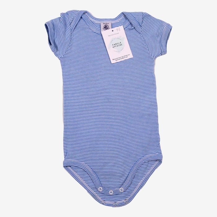 PETIT BATEAU 18 mois body milleraies bleu