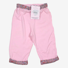 BONJOUR BONSOIR 6 mois pantalon fluide rose détail liberty