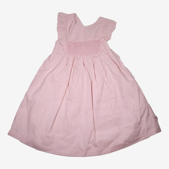 SERGENT MAJOR 8 ans robe rose rayures smocks