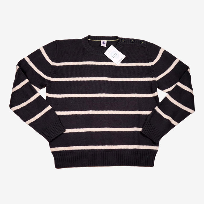 PETIT BATEAU 12 ans pull en maille rayures