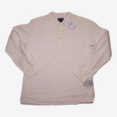 VILEBREQUIN 12 ans chemise blanche lin col mao