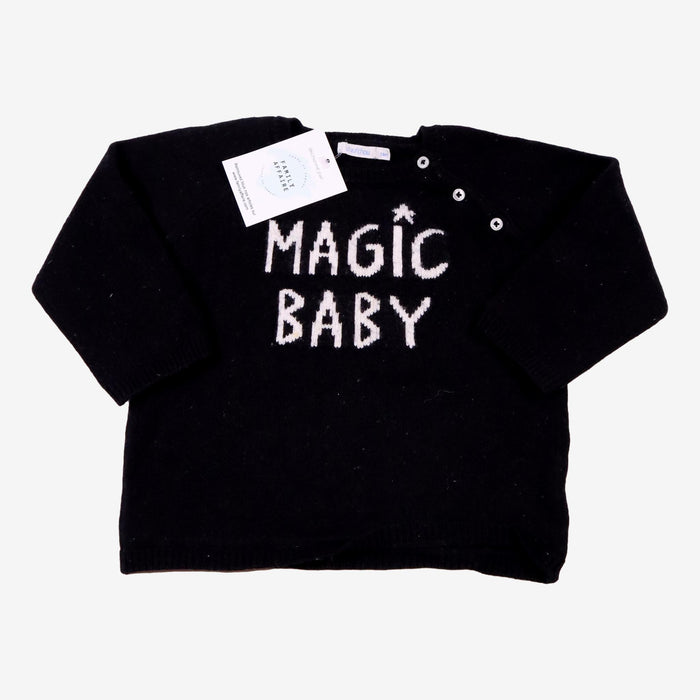 BOUTCHOU 2 ans Pull noir magic baby