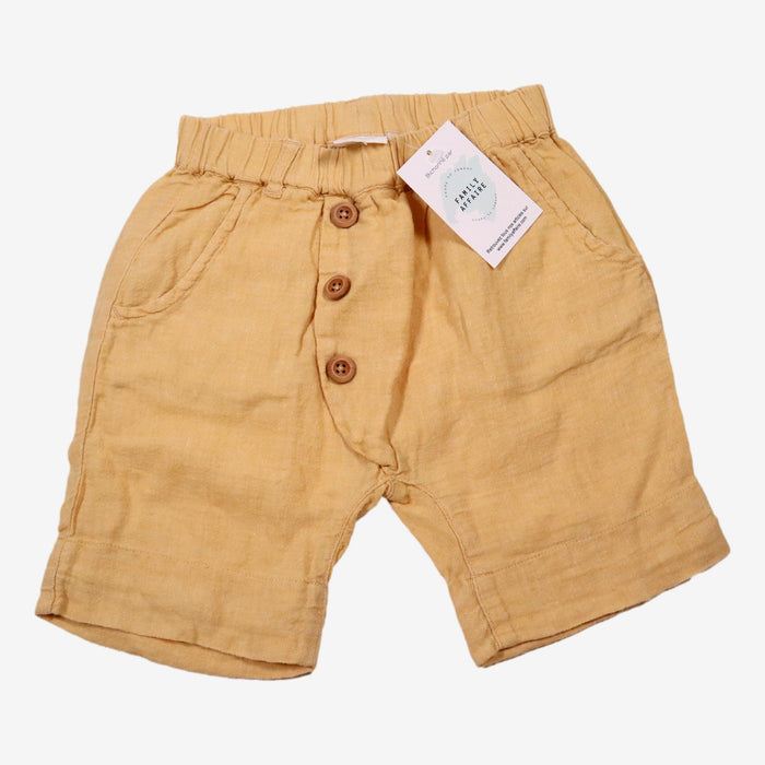 ZARA 2/3 ans short leger jaune