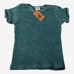 LILILOTTE 8 ans tee shirt vert éponge