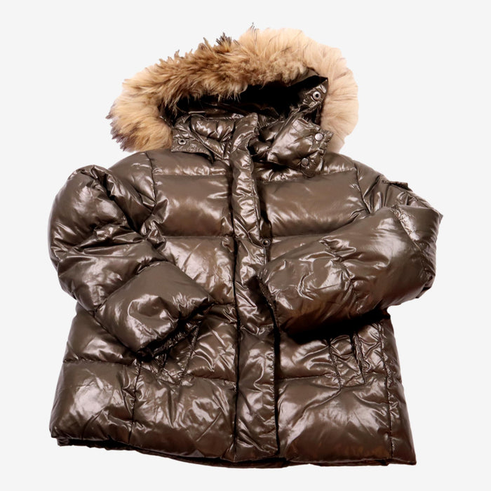 BONPOINT 6 ans manteau doudoune bronze glossy (défaut)