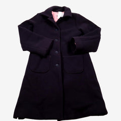 PETIT BATEAU 10 ans manteau noir laine