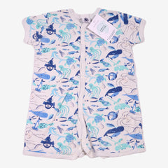 PETIT BATEAU 18 mois Body Short océan bleu