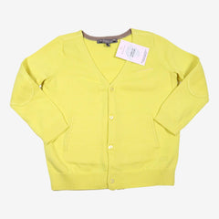 BONPOINT 3 ans Gilet en maille avec poches jaune vif