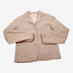 BONPOINT 12 ans Veste blazer beige a rayures