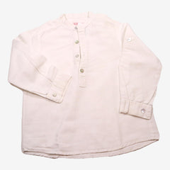 LA COQUETA 4 ans chemise blanche en lin