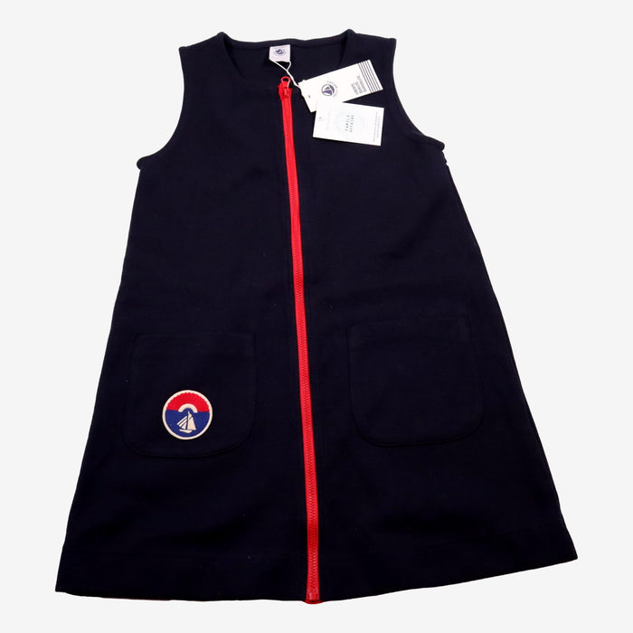 PETIT BATEAU NEUF 8 ans robe bleu marine