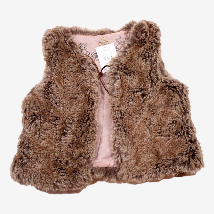 IKKS 10 ans gilet fausse fourrure