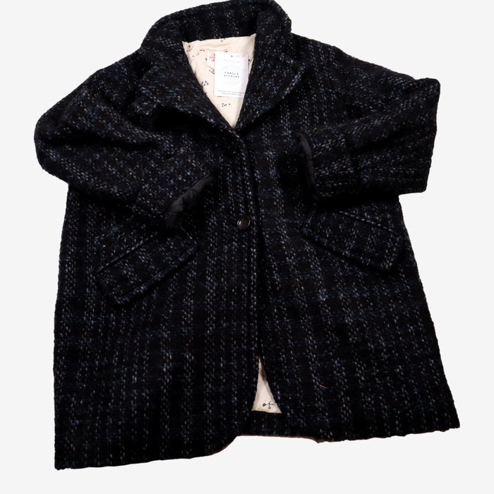 BONPOINT 8 ans Manteau noir laine